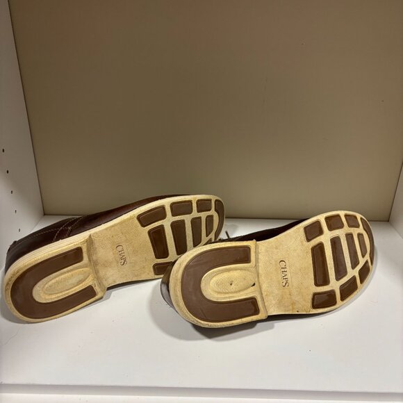 Chaps Men's Oxford size 11M Brown - Picture 4 of 4